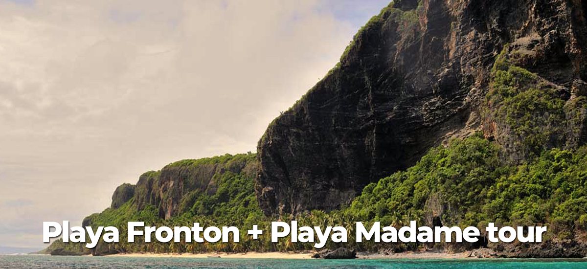 Samana Dominican Republic Shore Excursion : Playa Fronton + Playa Madame beach Tour.