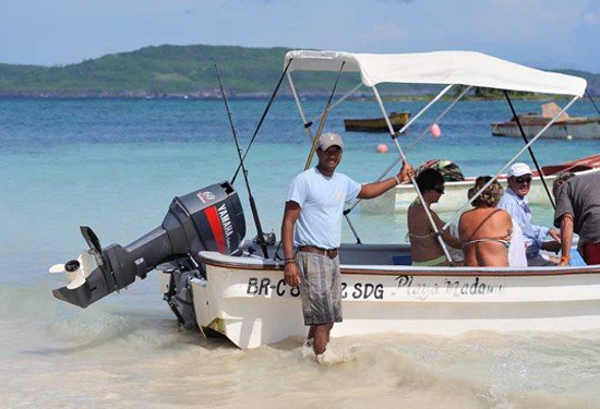 Best Samana Cruise Ship Tour to Playa Fronton + Playa Madame beaches in Las Galeras, Samana.