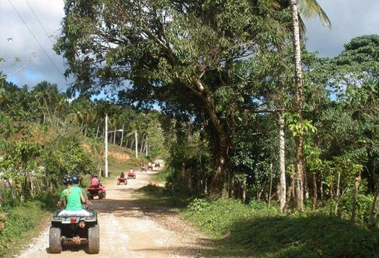 Best ATV Tour to Playa Rincon in Samana Dominican Republic.